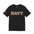 Navy Desert Camo Shirt, Navy Veteran Tee, Military Pride T Shirt, Black Navy Gift, Sailor Apparel