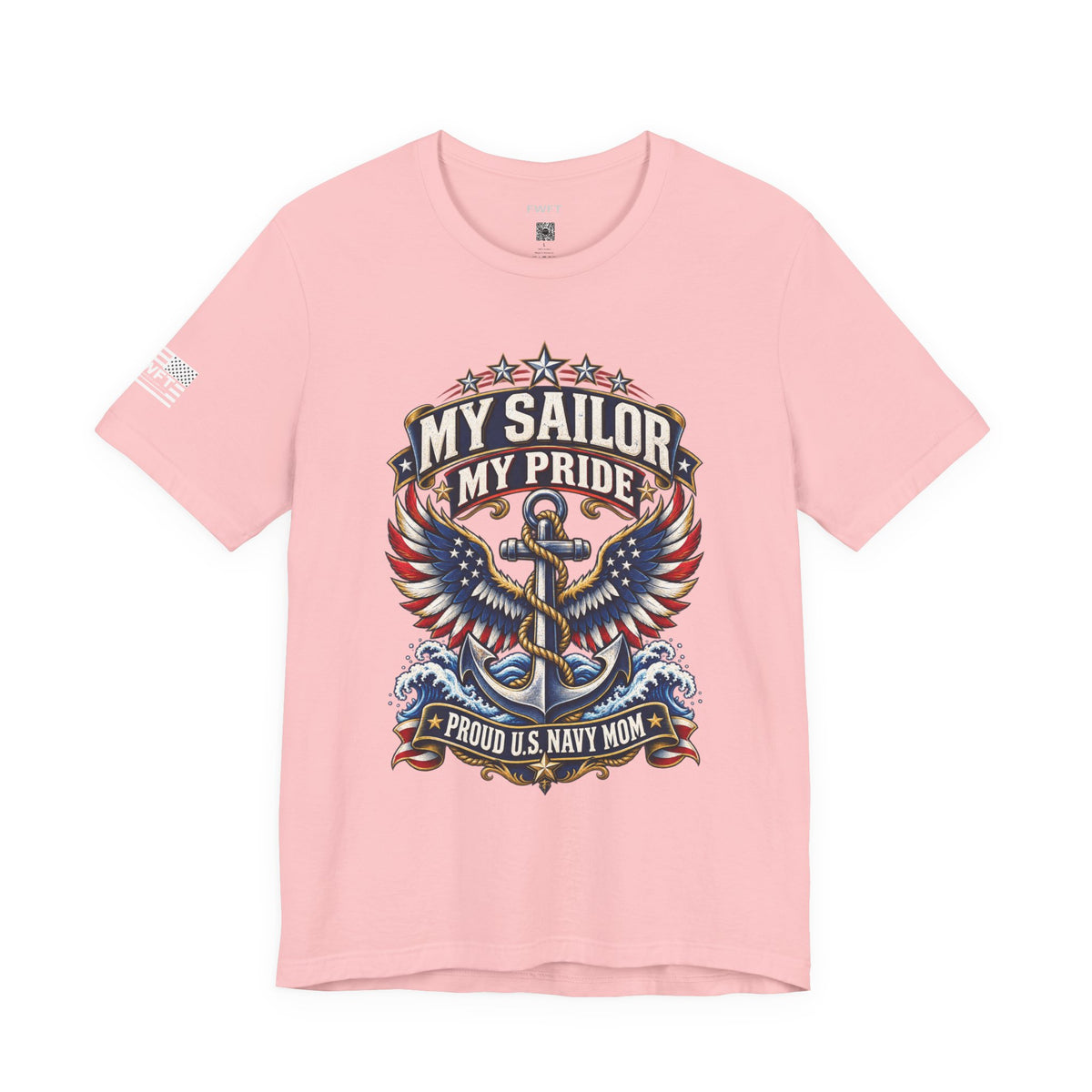 My Sailor My Pride Navy Mom Shirt, Proud Military Mother Gift, Navy Family Tee