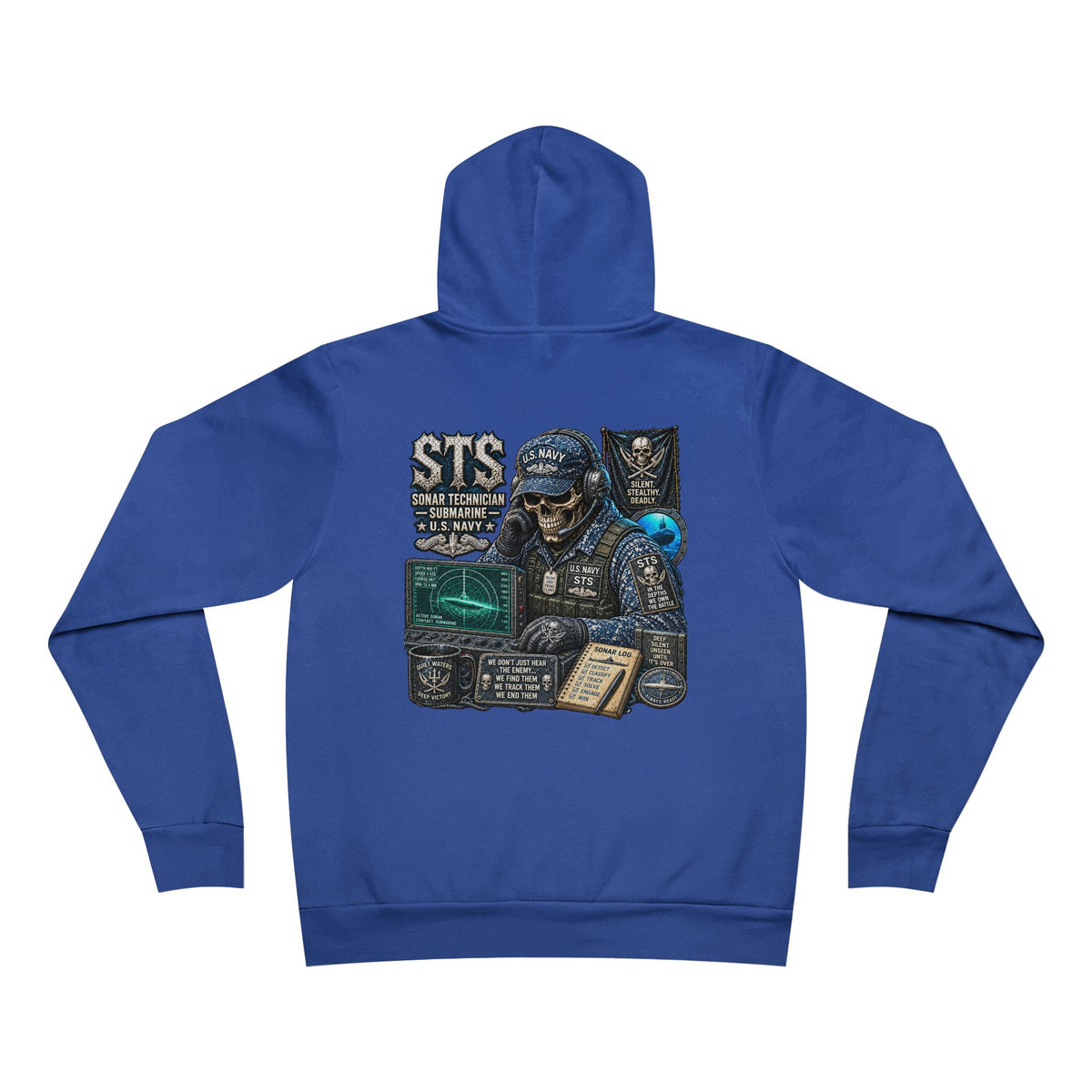 STS (Sonar Technician - Submarine) Heavy Metal Hoodie – Wear Your Rate with Pride