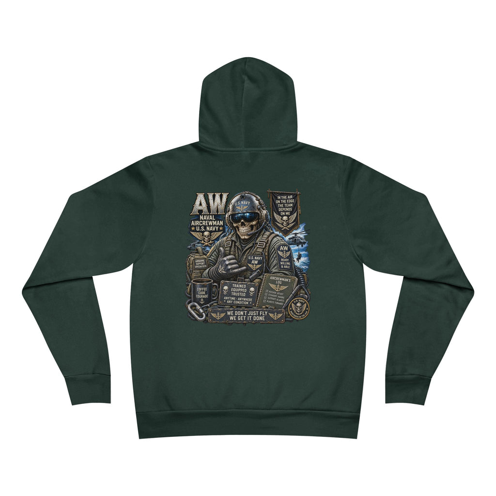 AW (Aircrewman) US Navy Heavy Metal Hoodie – Wear Your Rate with Pride