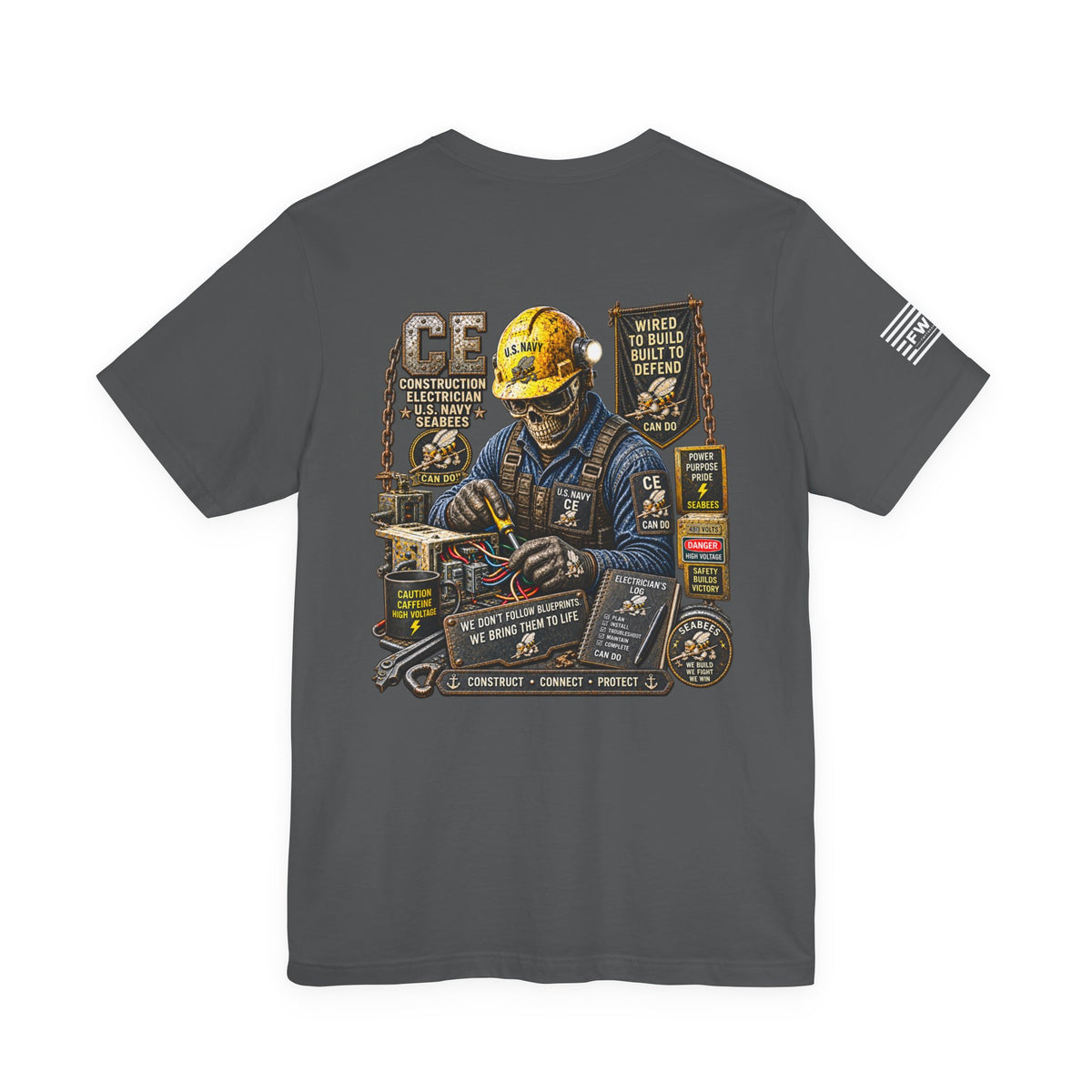 CE (Construction Electrician) - Heavy Metal Rate Specific T-shirt