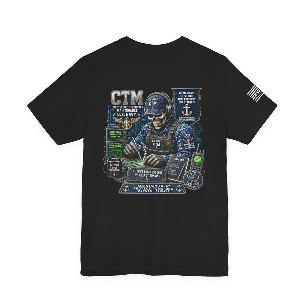 CTM (Cryptologic Technician - Maintenance) Heavy Metal Rate Specific T-shirt