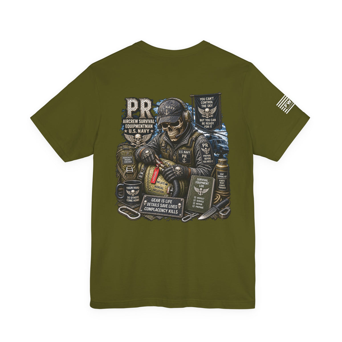 PR (Aircrew Survival Equipmentman) - Heavy Metal Rate Specific T-shirt