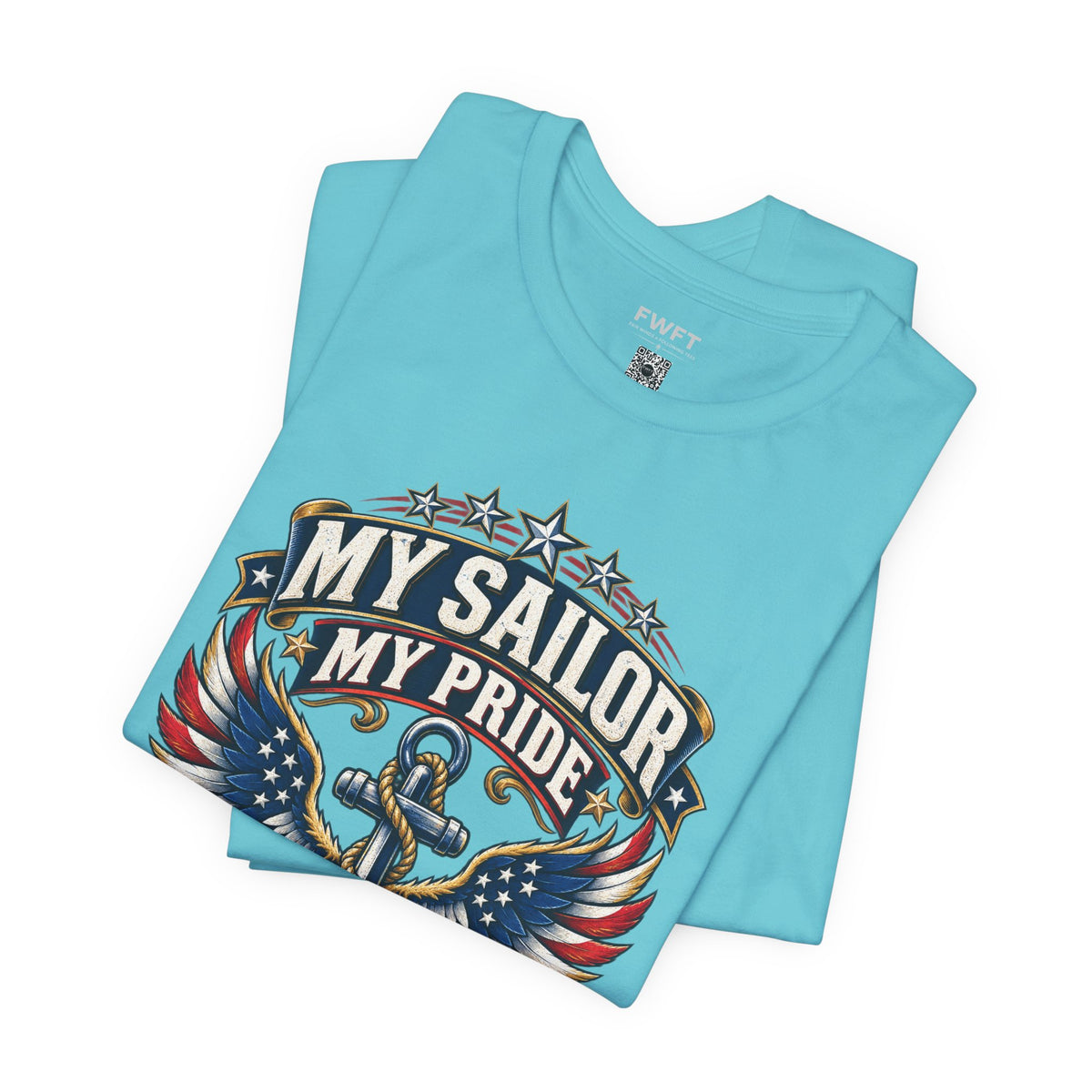 My Sailor My Pride Navy Mom Shirt, Proud Military Mother Gift, Navy Family Tee