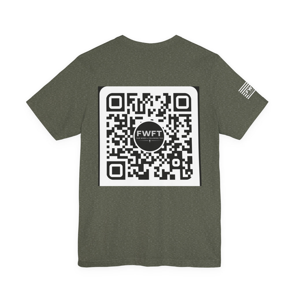 FWFT Logo T-Shirt, Fair Winds & Following Tees Shirt, Navy Inspired Tee, Veteran Apparel, Military Streetwear Shirt