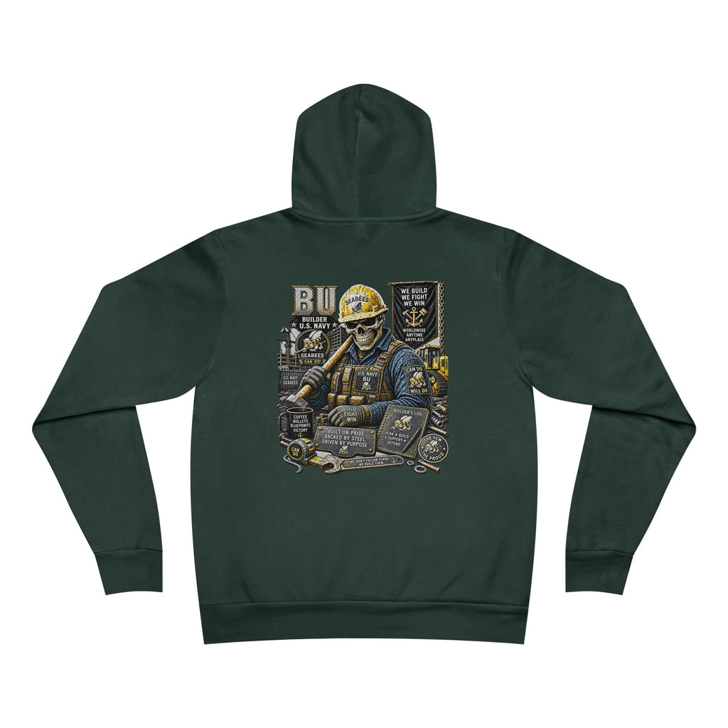 BU (Builder - Seabees) US Navy Heavy Metal Hoodie – Wear Your Rate with Pride