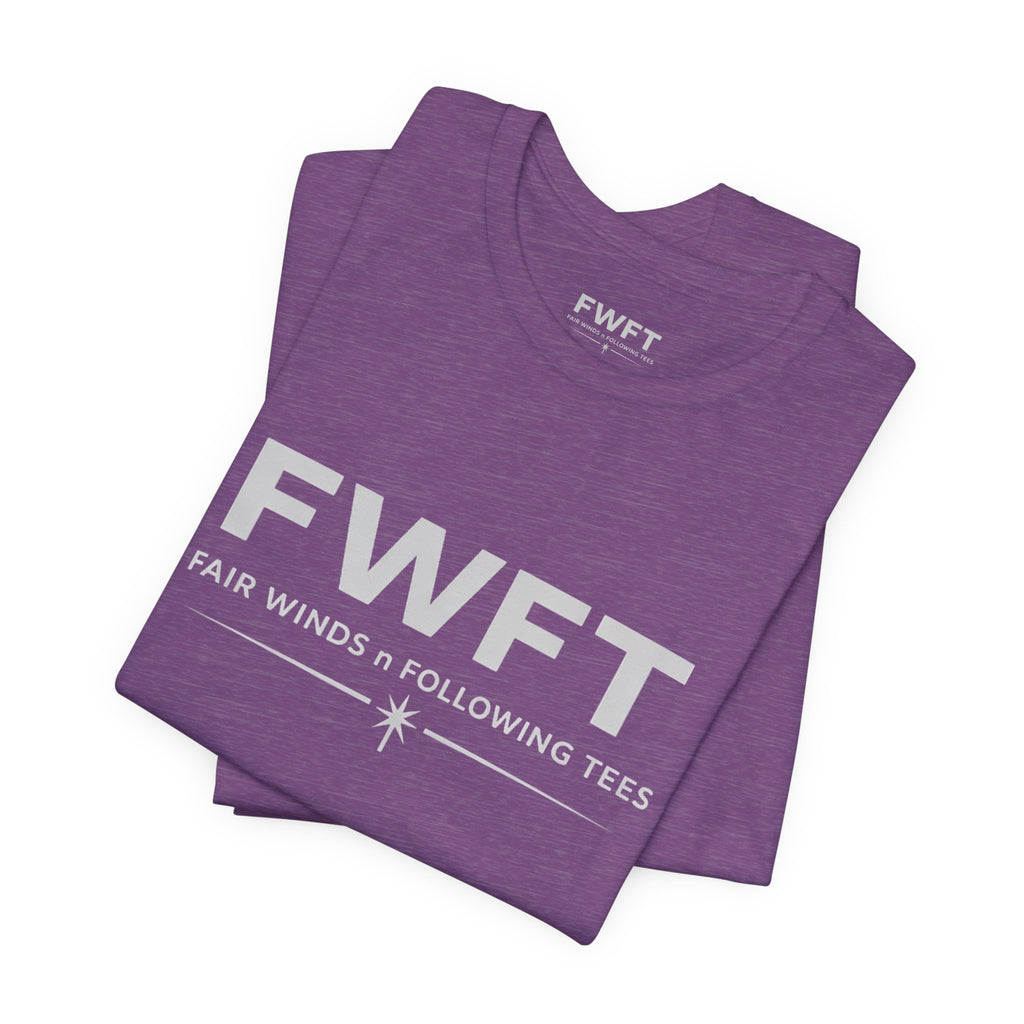 FWFT Logo T-Shirt, Fair Winds & Following Tees Shirt, Navy Inspired Tee, Veteran Apparel, Military Streetwear Shirt