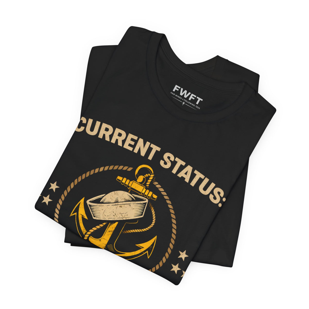 0% Civilian Left – Navy Veteran T-Shirt