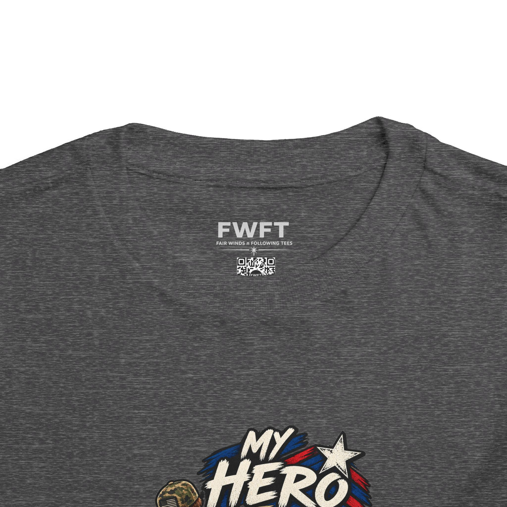 My Hero Doesn't Wear a Cape. My Hero is a Veteran. Son of a Veteran Shirt for Boys, Proud Military Kid T Shirt, Veteran Dad Son Tee, Military Family Gift, Patriotic Youth Shirt, Veteran Family