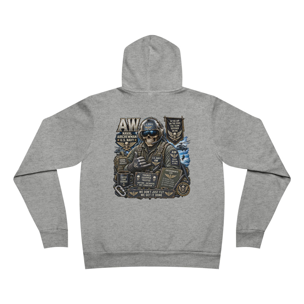 AW (Aircrewman) US Navy Heavy Metal Hoodie – Wear Your Rate with Pride