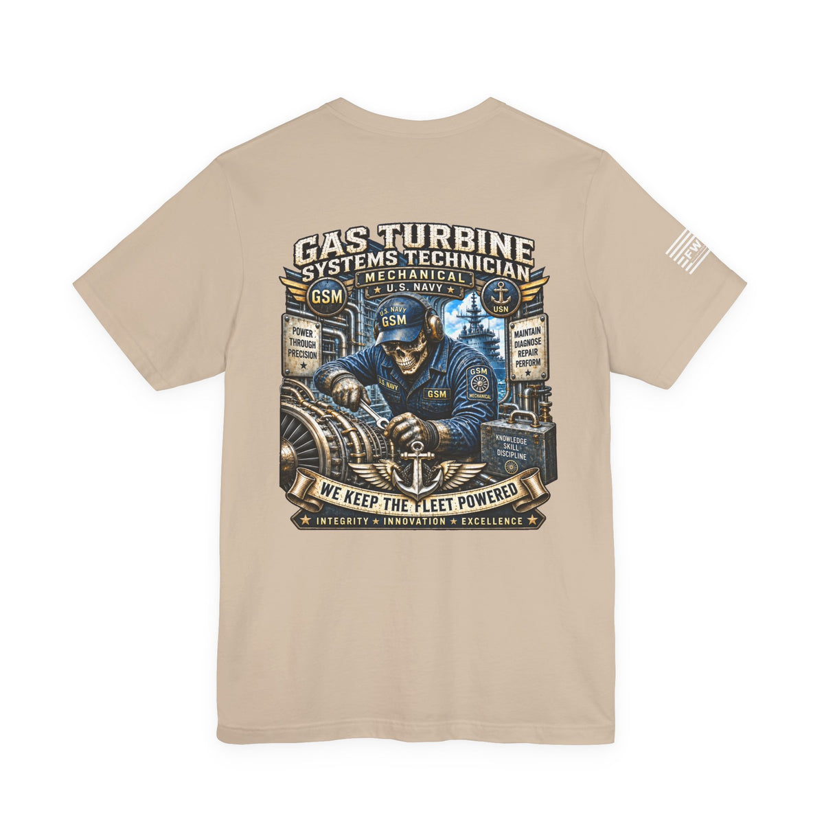 GSM (Gas Turbine Systems Technician - Mechanical) - Heavy Metal Rate Specific T-shirt