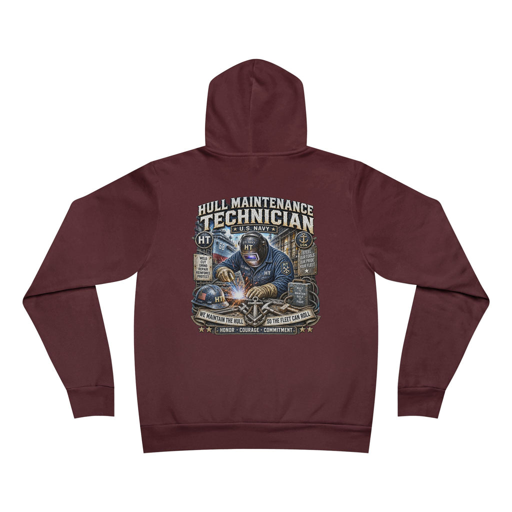 HT (Hull Maintenance Technician) US Navy Heavy Metal Hoodie – Wear Your Rate with Pride