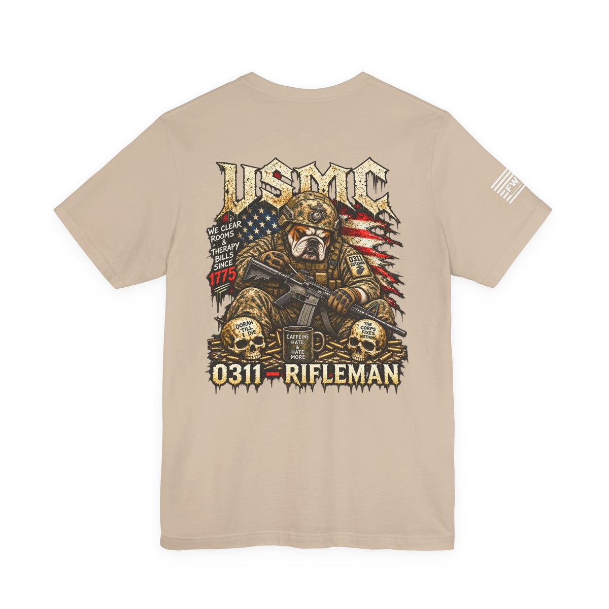 0311 Rifleman Shirt, USMC Marine Corps Infantry Veteran T-Shirt