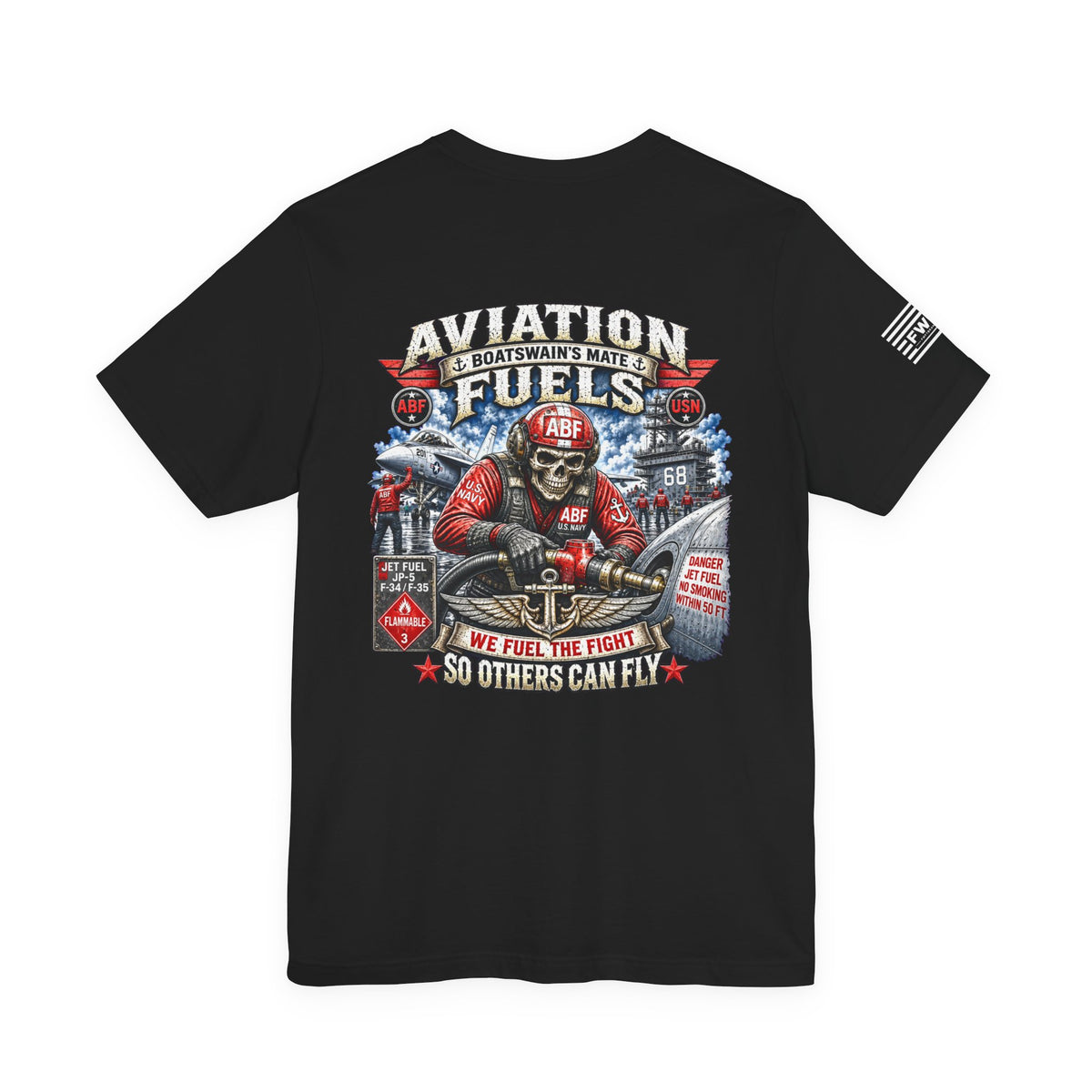 ABF (Aviation Boatswains Mate - Fuels) - Heavy Metal Rate Specific T-shirt