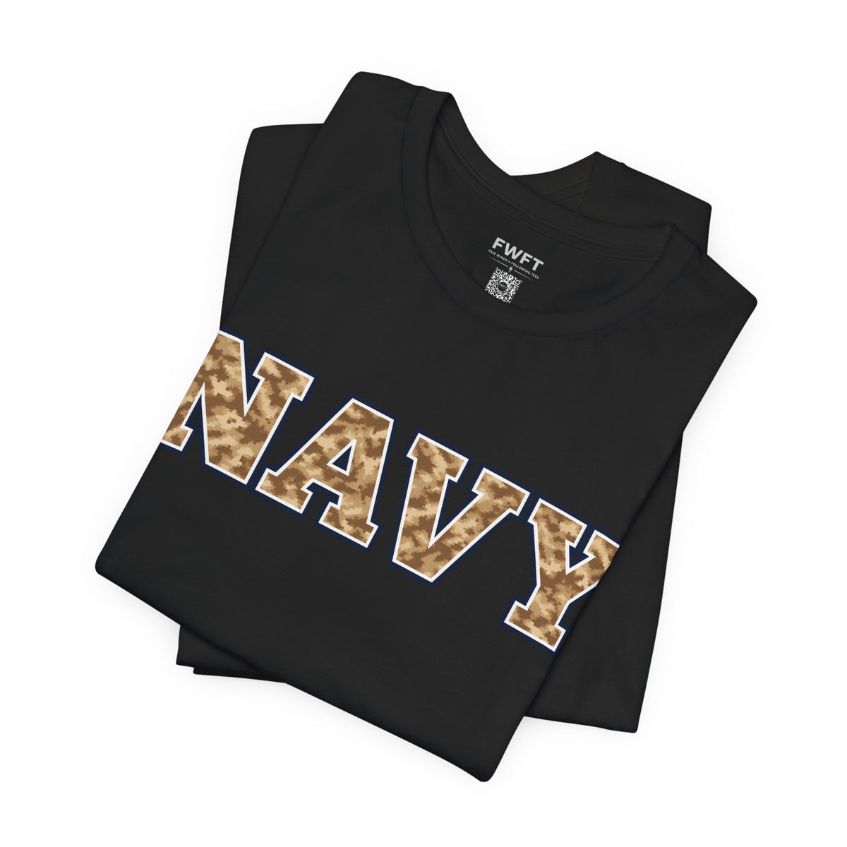 Navy Desert Camo Shirt, Navy Veteran Tee, Military Pride T Shirt, Black Navy Gift, Sailor Apparel
