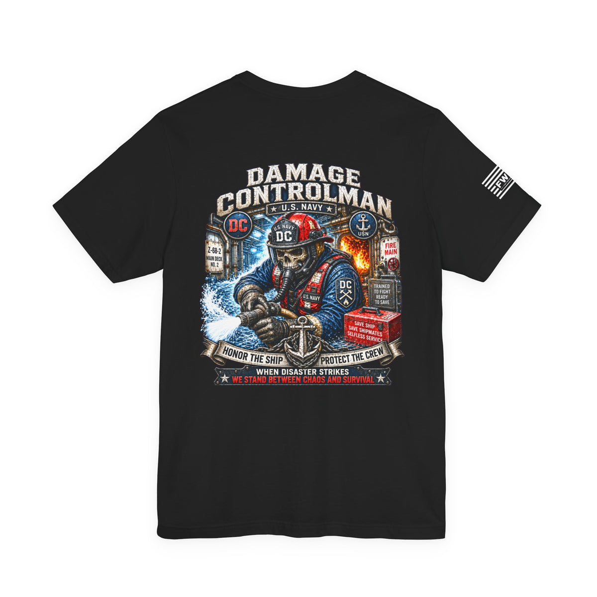 DC (Damage Controlman) - Heavy Metal Rate Specific T-shirt