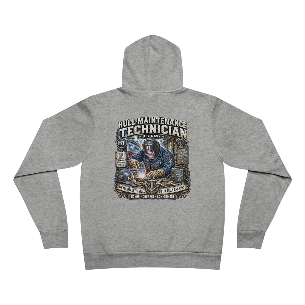 HT (Hull Maintenance Technician) US Navy Heavy Metal Hoodie – Wear Your Rate with Pride