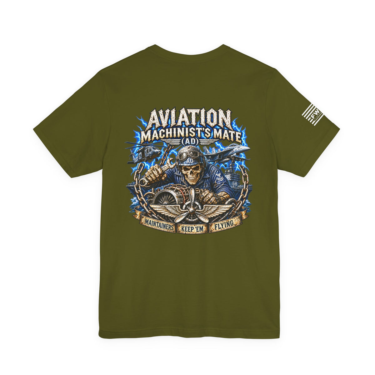 AD (Aviation Machinists Mate) - Heavy Metal Rate Specific T-shirt