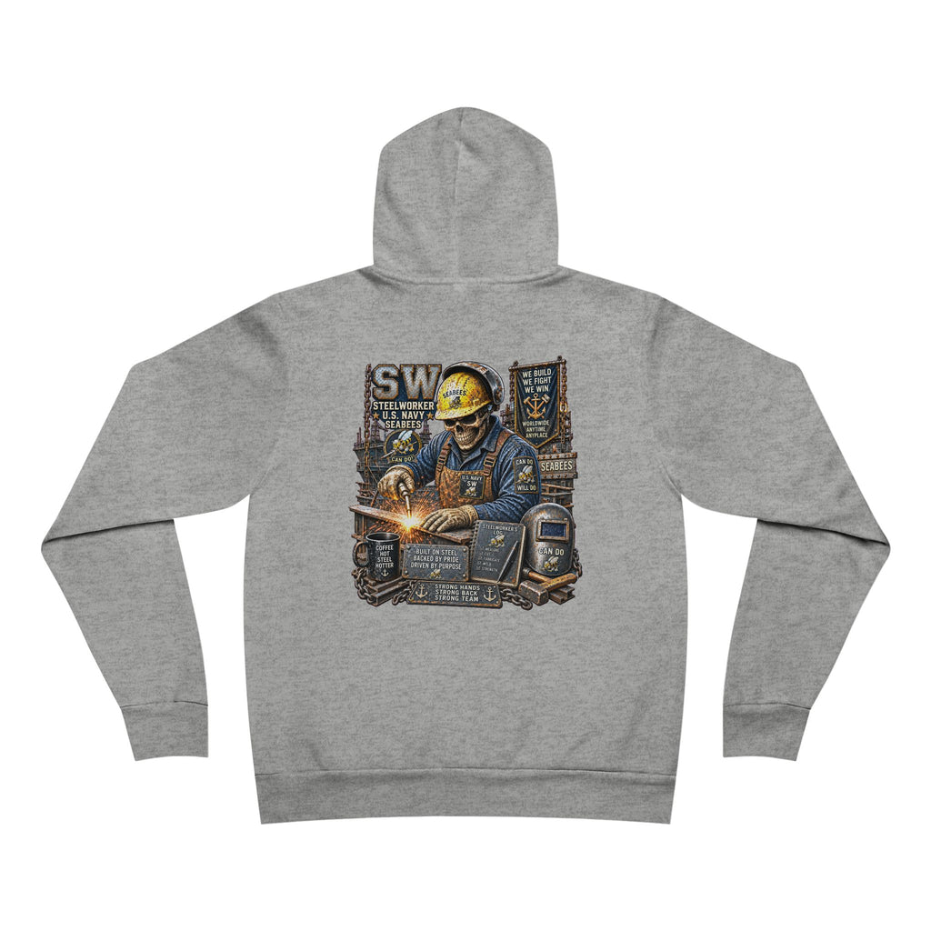 SW (Steelworker - Seabees) US Navy Heavy Metal Hoodie – Wear Your Rate with Pride