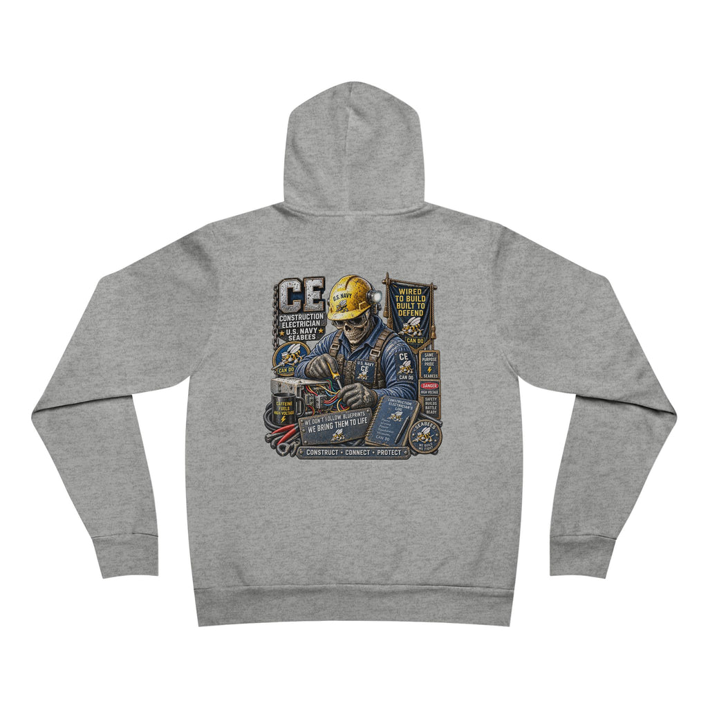 CE (Construction Electrician - Seabees) US Navy Heavy Metal Hoodie – Wear Your Rate with Pride