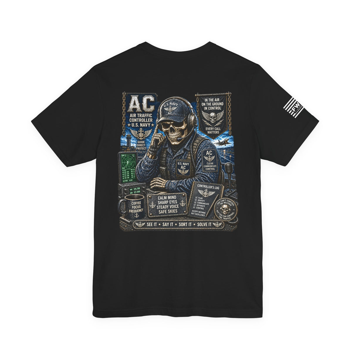 AC (Air Traffic Controller) - Heavy Metal Rate Specific T-shirt