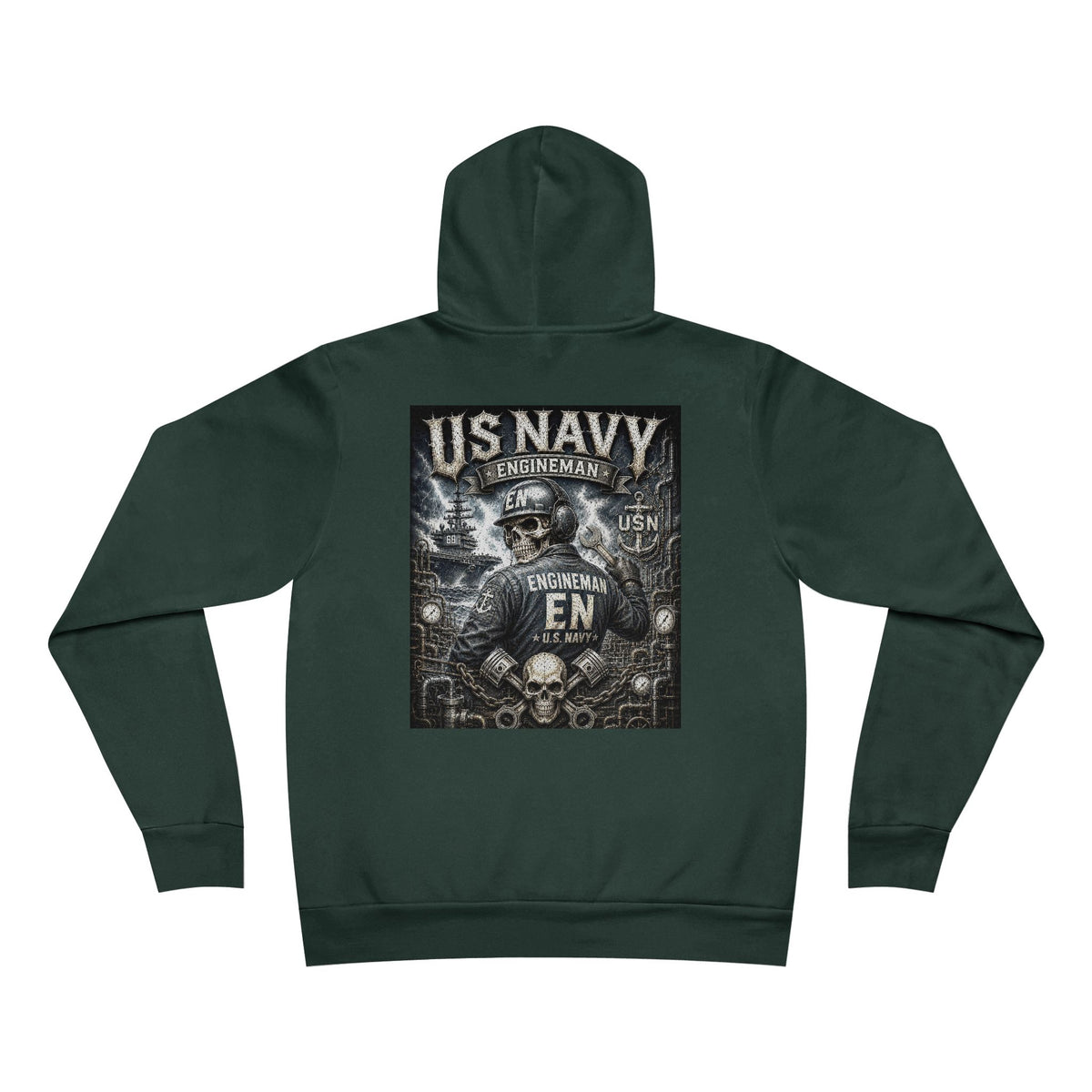 EN (Engineman) US Navy Heavy Metal Hoodie – Wear Your Rate with Pride