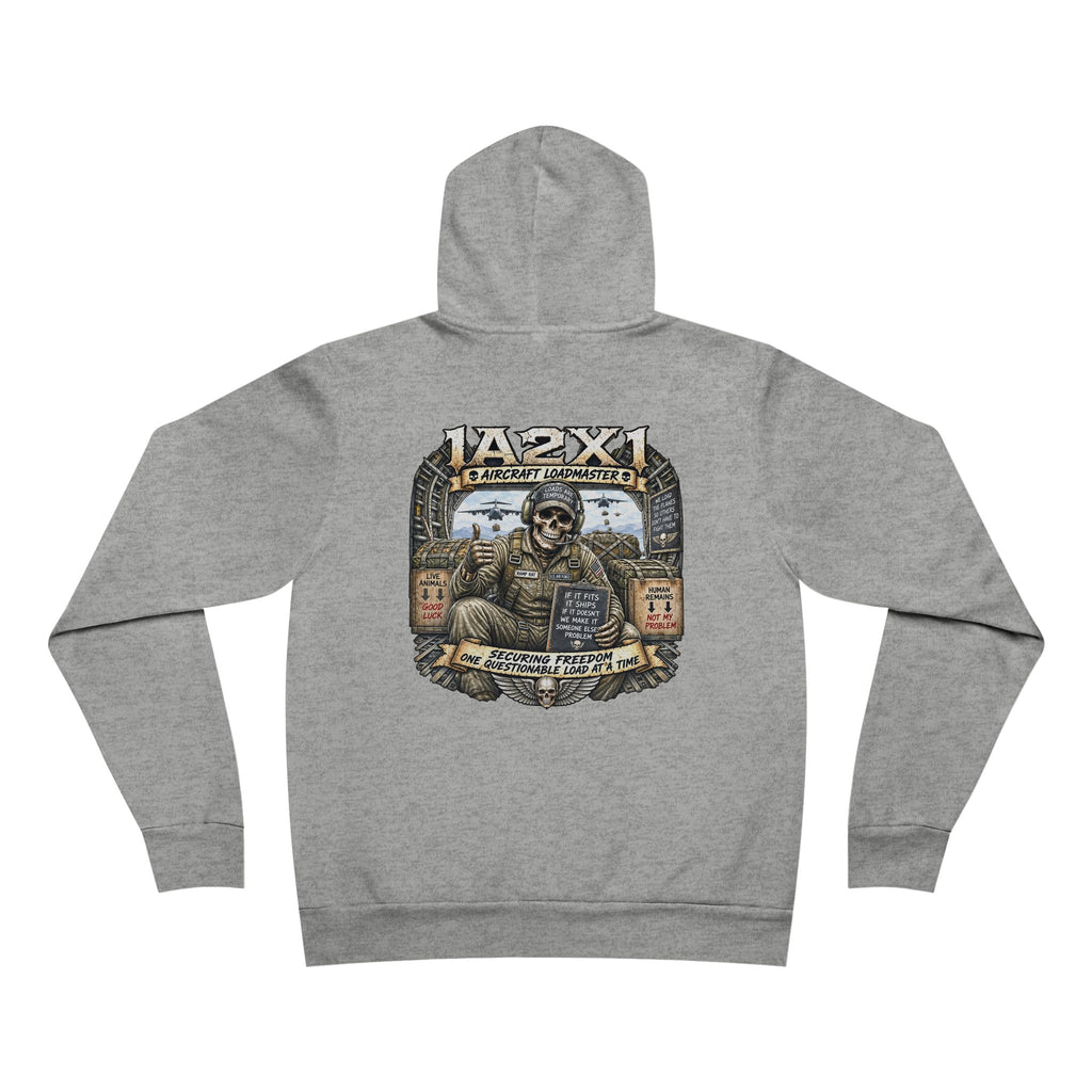 1A2X1 (Aircraft Loadmaster) USAF AFSC Specific Heavy Metal Hoodie  – Air Force Veteran Hoodie