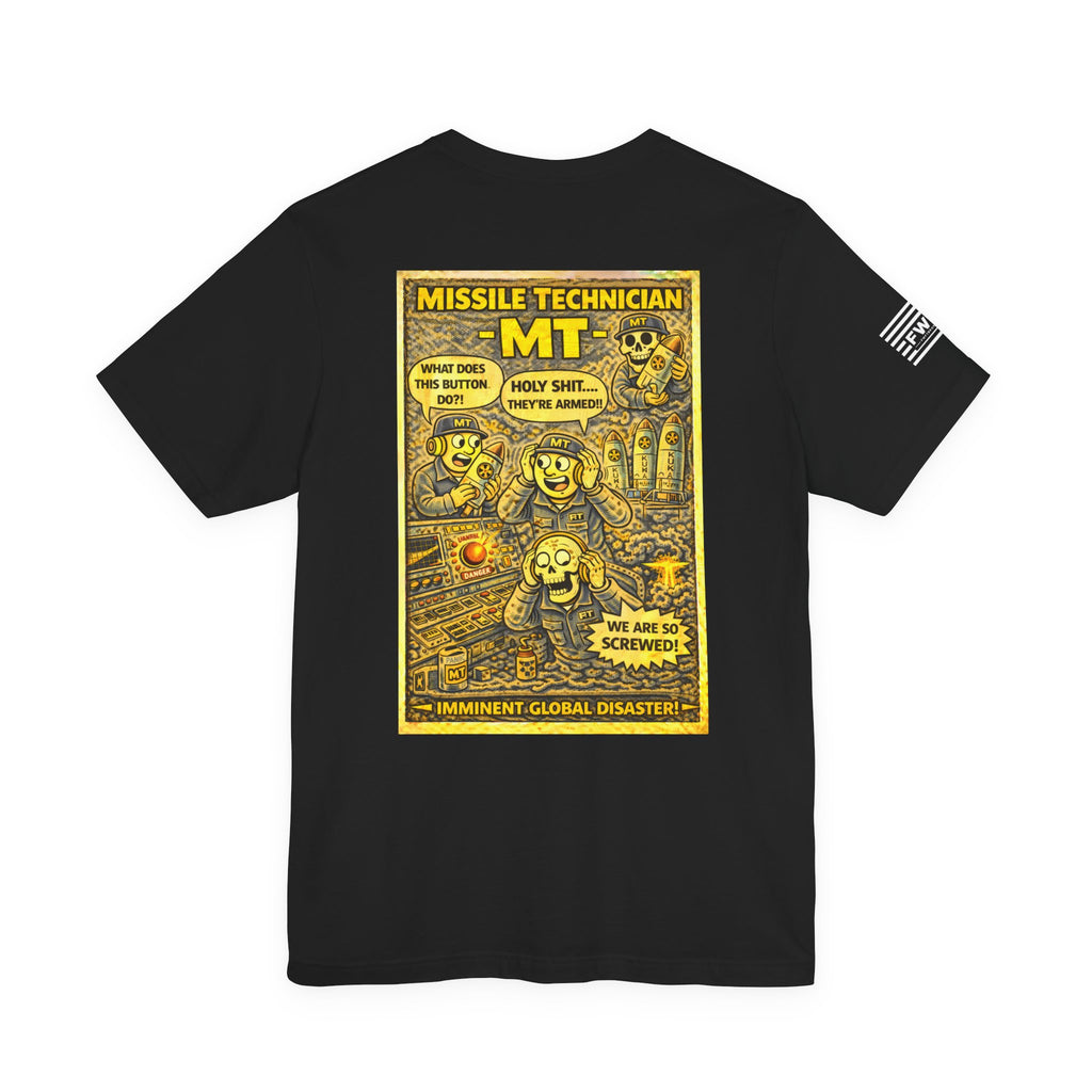MT (Missile Technician) Shirt – 1950s Dark Humor Military Tee – Navy Veteran Graphic T-Shirt – Vintage Style Work...
