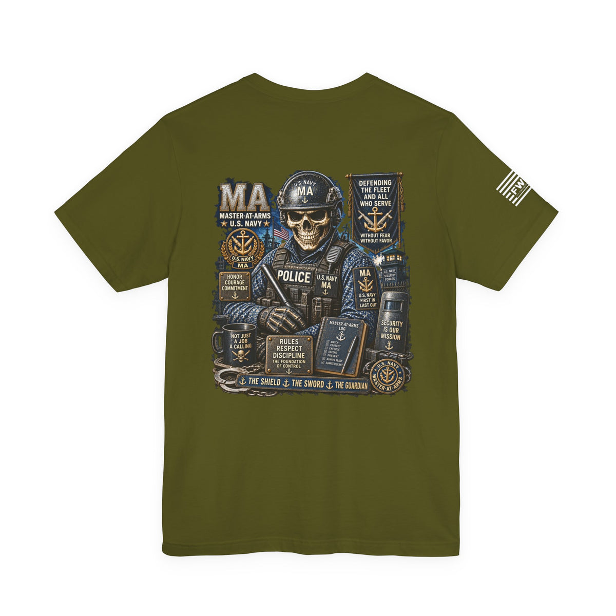 MA (Master-at-Arms) Heavy Metal Rate Specific T-shirt