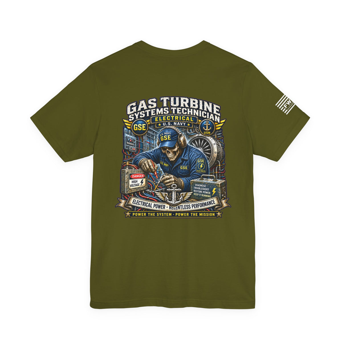 GSE (Gas Turbine Systems Technician - Electrical) - Heavy Metal Rate Specific T-shirt