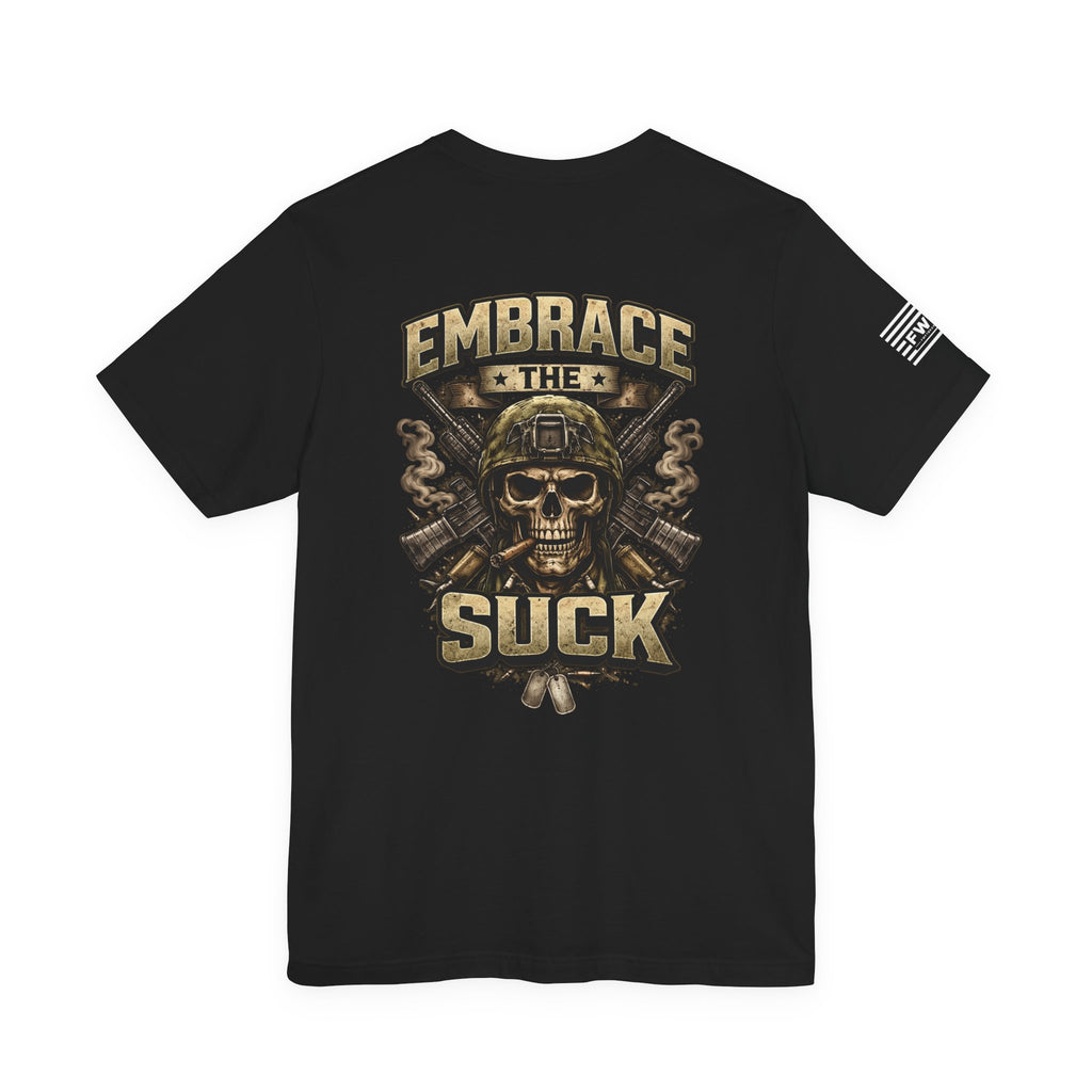 US Army - Embrace the Suck Military Skull Tee — Tough Tactical Graphic T-Shirt