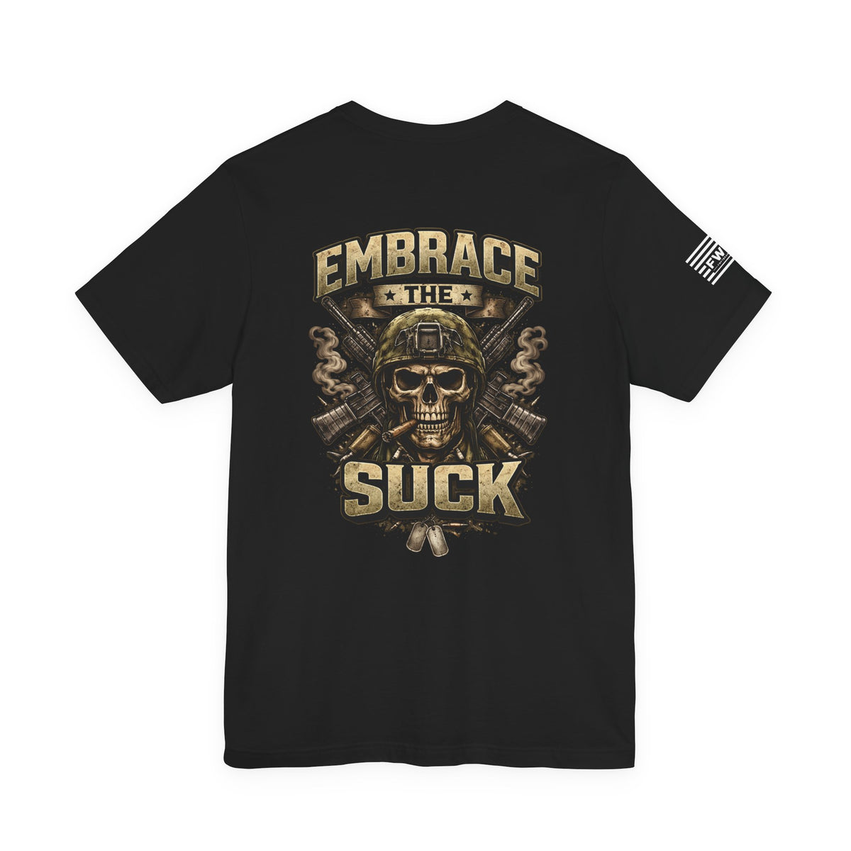 US Army - Embrace the Suck Military Skull Tee — Tough Tactical Graphic T-Shirt