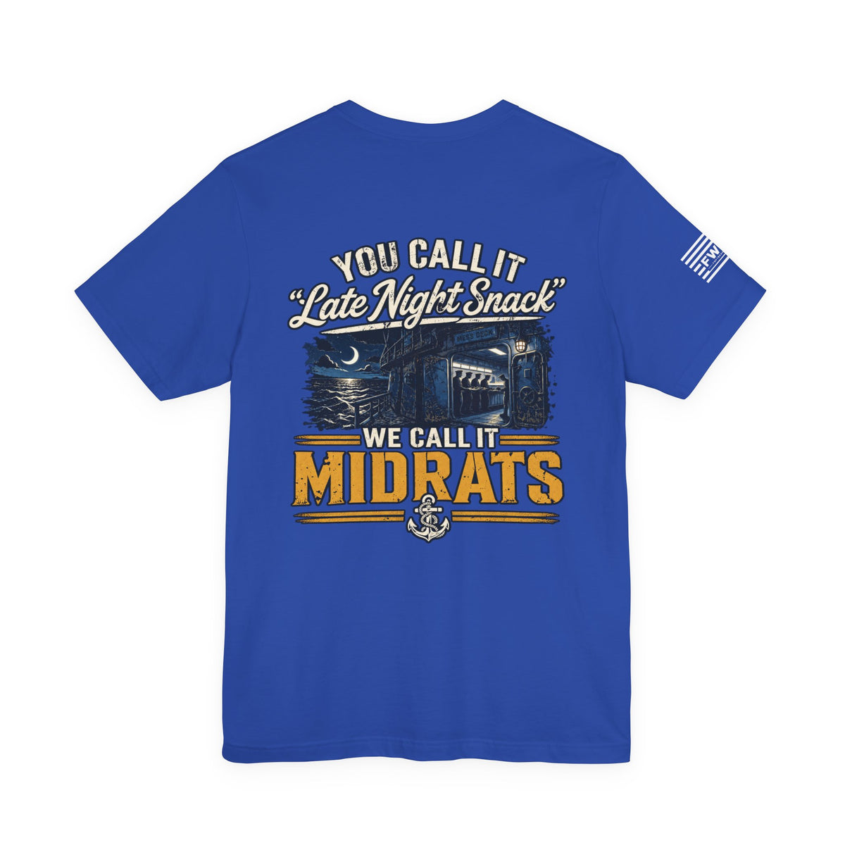 Midrats Late Night Snack Tee | Navy Humor Shirt | Military Dark Humor | Veteran Gift | Mess Deck Life | Funny Sailor Shirt