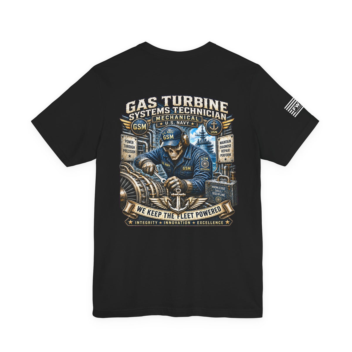 GSM (Gas Turbine Systems Technician - Mechanical) - Heavy Metal Rate Specific T-shirt