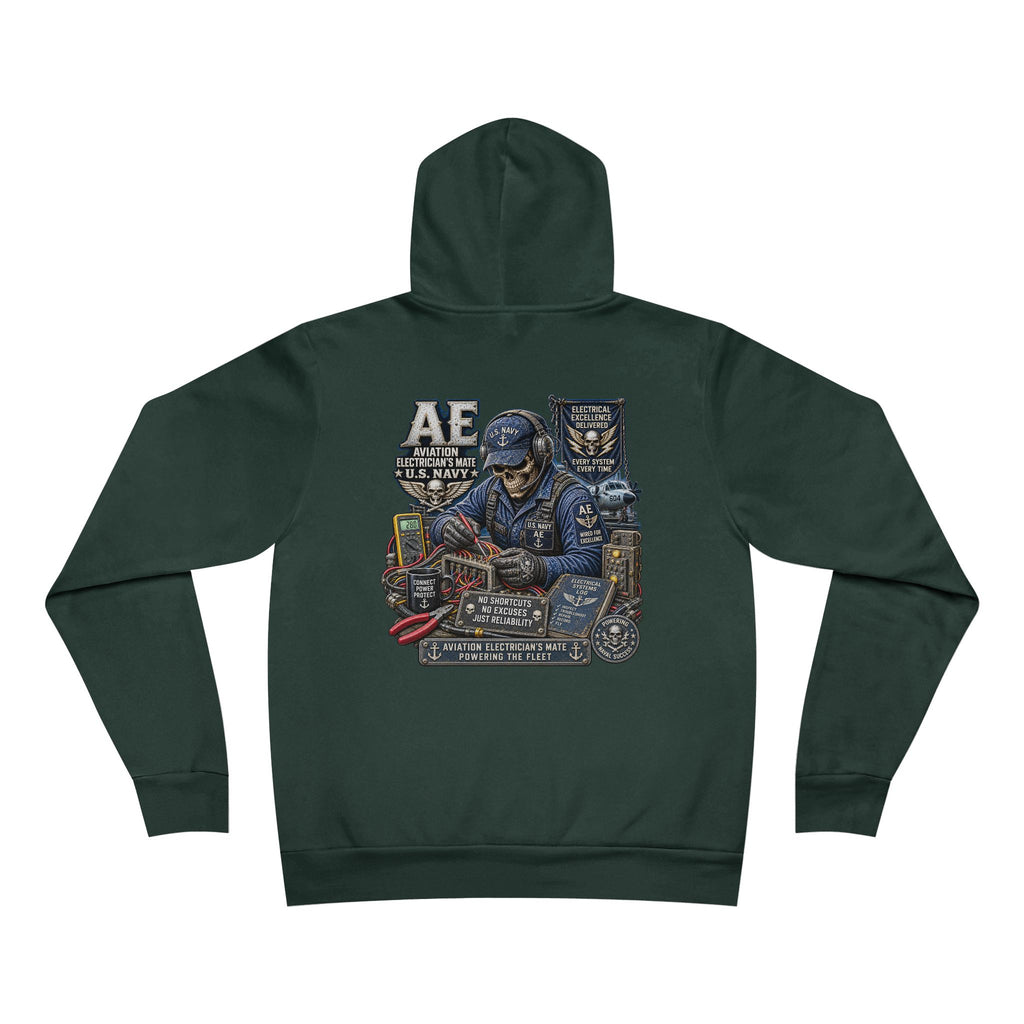 AT (Aviation Electrician's Mate) US Navy Heavy Metal Hoodie – Wear Your Rate with Pride
