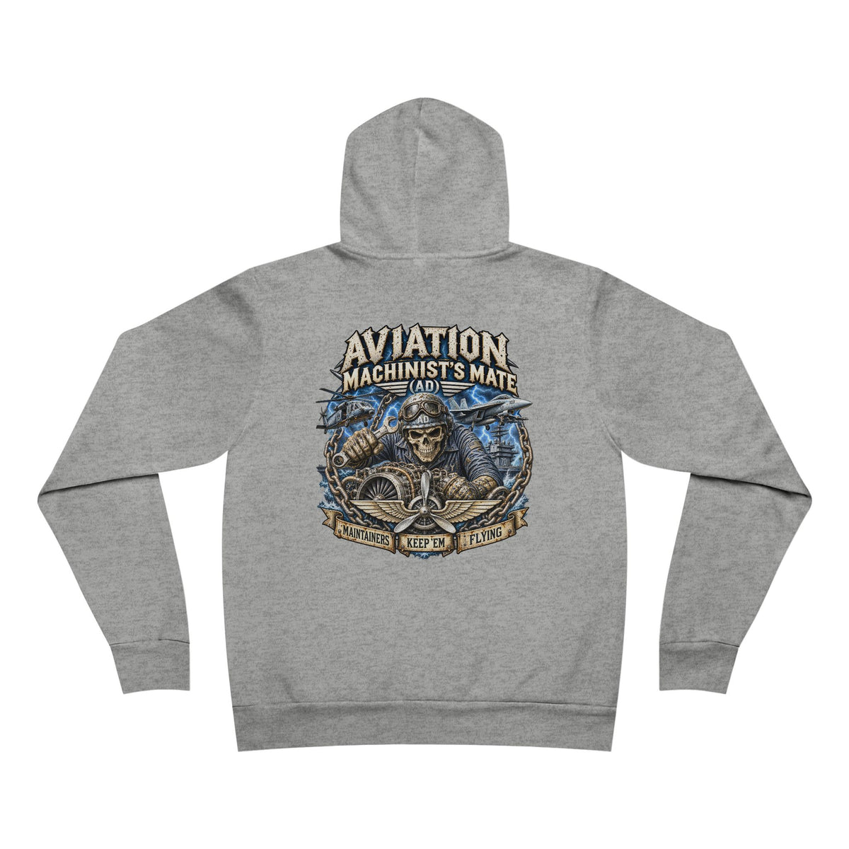 AD - (Aviation Machinist's Mate) Heavy Metal Hoodie – Wear Your Rate with Pride