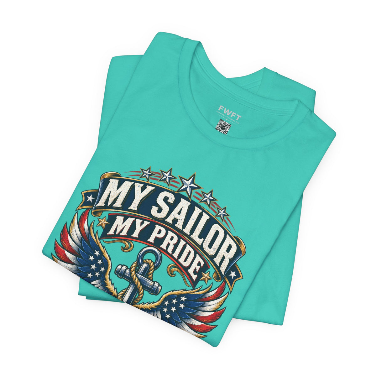 My Sailor My Pride Navy Mom Shirt, Proud Military Mother Gift, Navy Family Tee