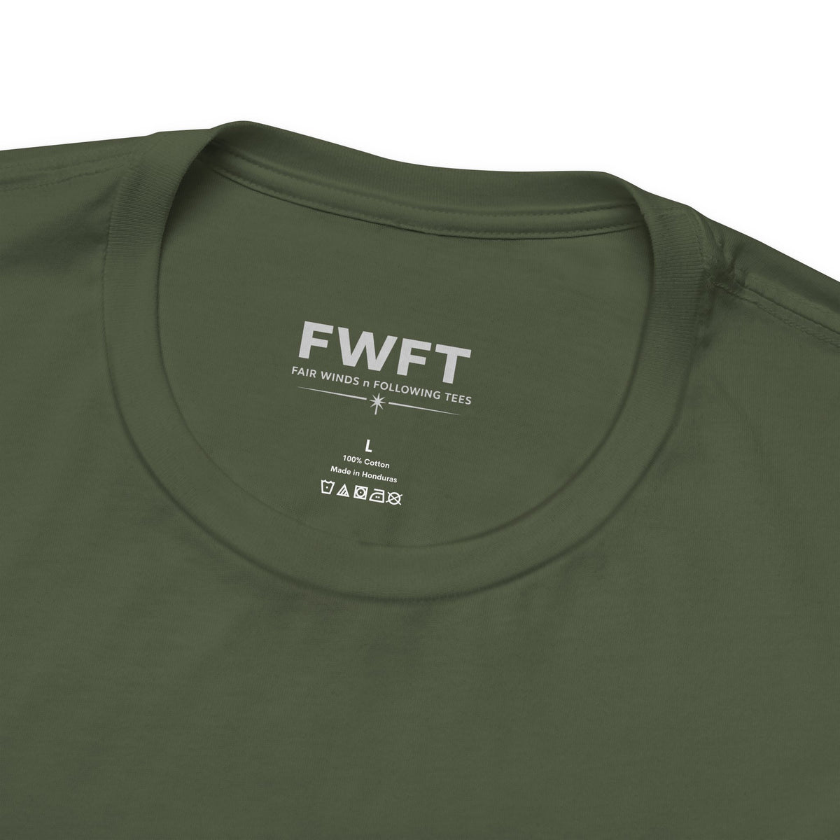 FWFT Logo T-Shirt, Fair Winds & Following Tees Shirt, Navy Inspired Tee, Veteran Apparel, Military Streetwear Shirt