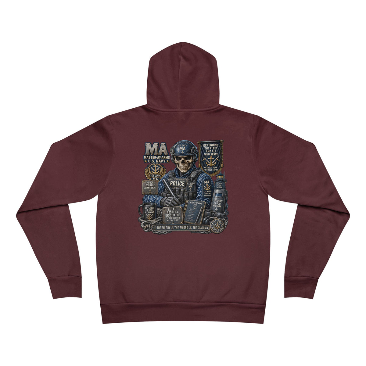 MA (Master-at-Arms) US Navy Heavy Metal Hoodie – Wear Your Rate with Pride