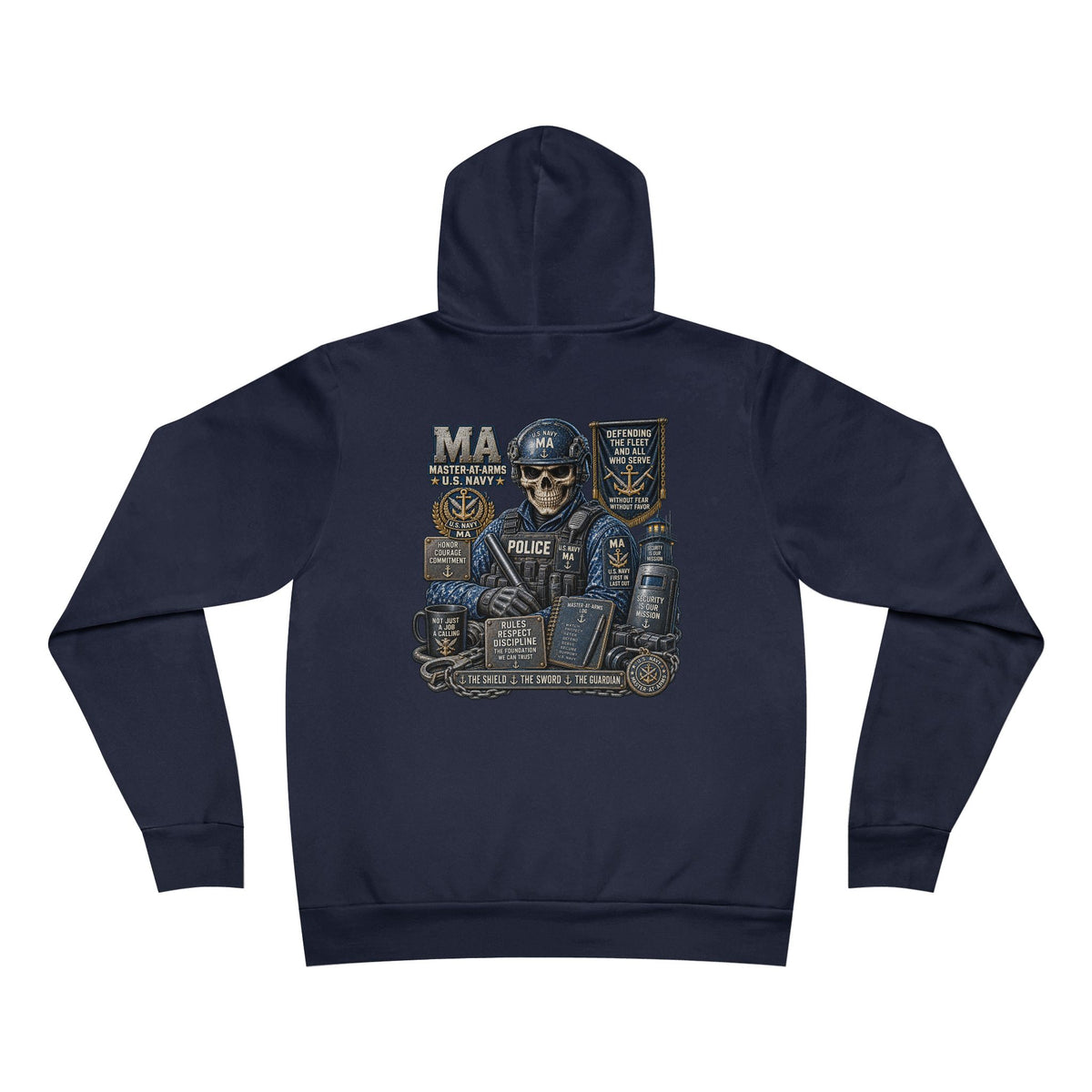 MA (Master-at-Arms) US Navy Heavy Metal Hoodie – Wear Your Rate with Pride