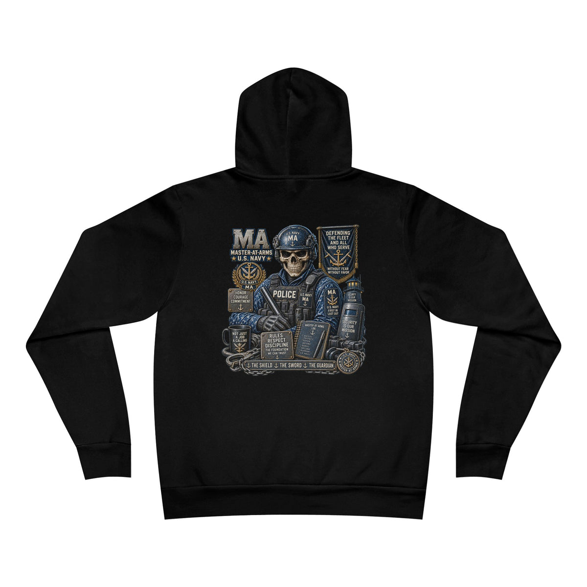 MA (Master-at-Arms) US Navy Heavy Metal Hoodie – Wear Your Rate with Pride