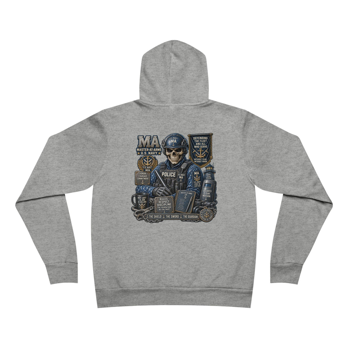 MA (Master-at-Arms) US Navy Heavy Metal Hoodie – Wear Your Rate with Pride