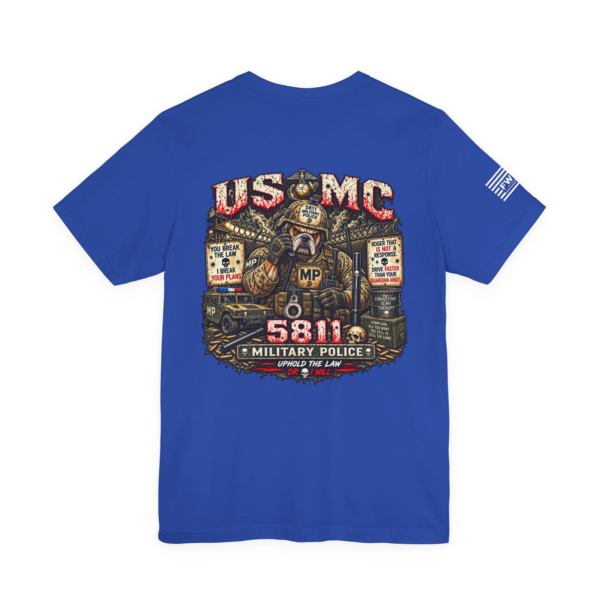 5811 Military Police Shirt, USMC Marine Corps MP Veteran T-Shirt