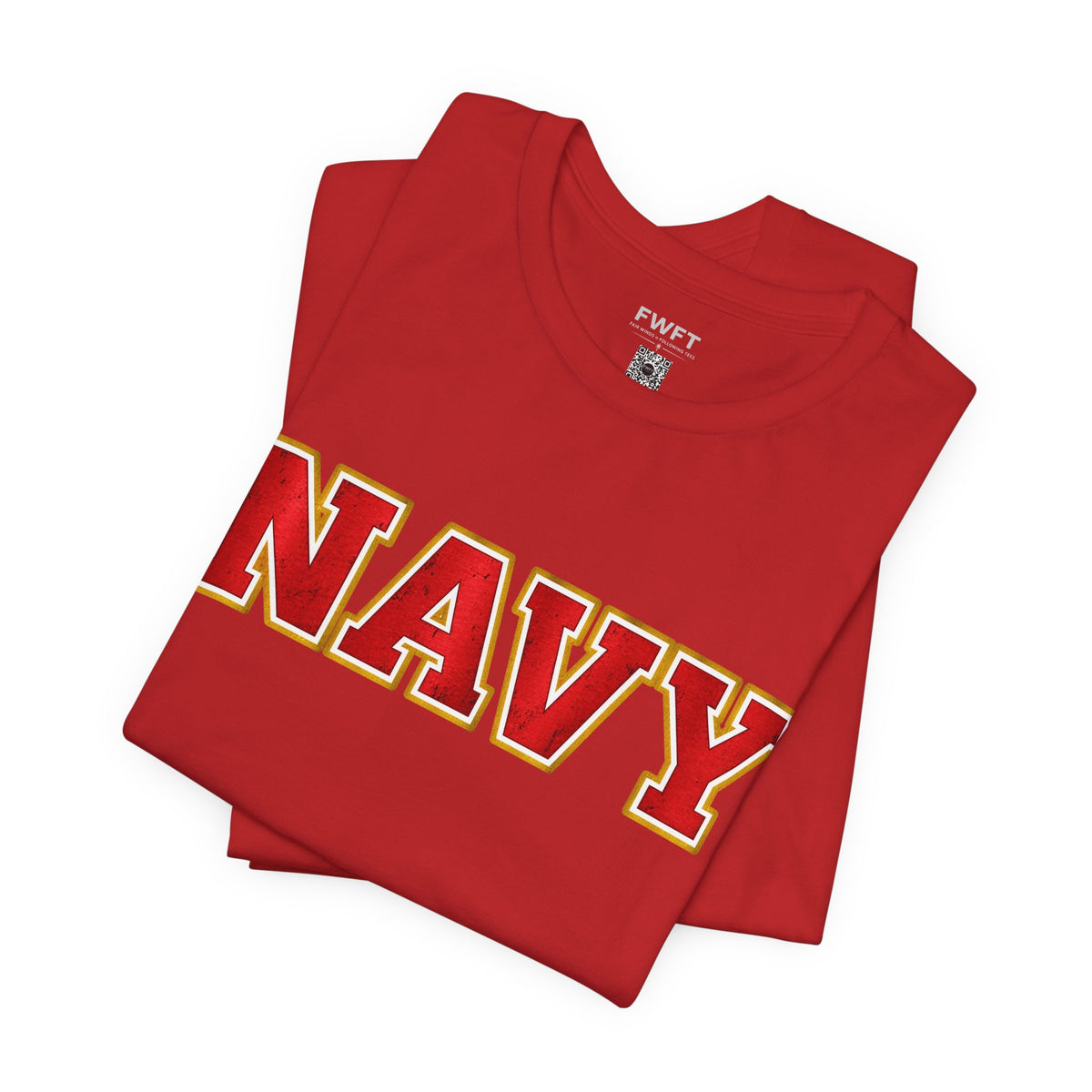 Navy Red Shirt, Navy Veteran Tee, Military Pride T Shirt, Black Navy Gift, Sailor Apparel