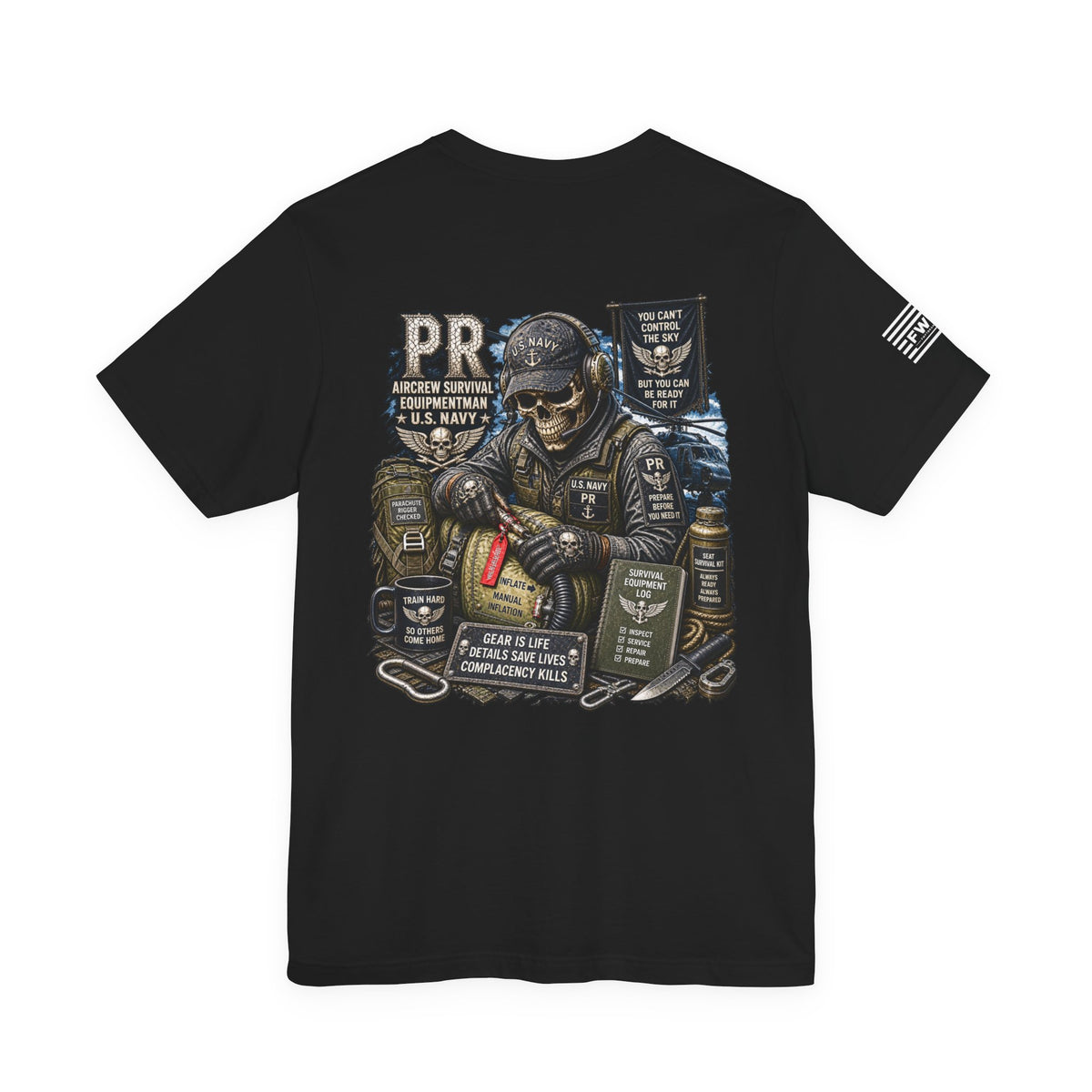 PR (Aircrew Survival Equipmentman) - Heavy Metal Rate Specific T-shirt